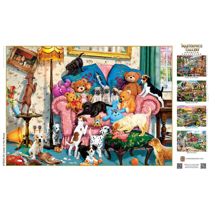 Masterpiece Gallery - Loose in the House 1000 Piece Jigsaw Puzzle - for just $12.99! 
