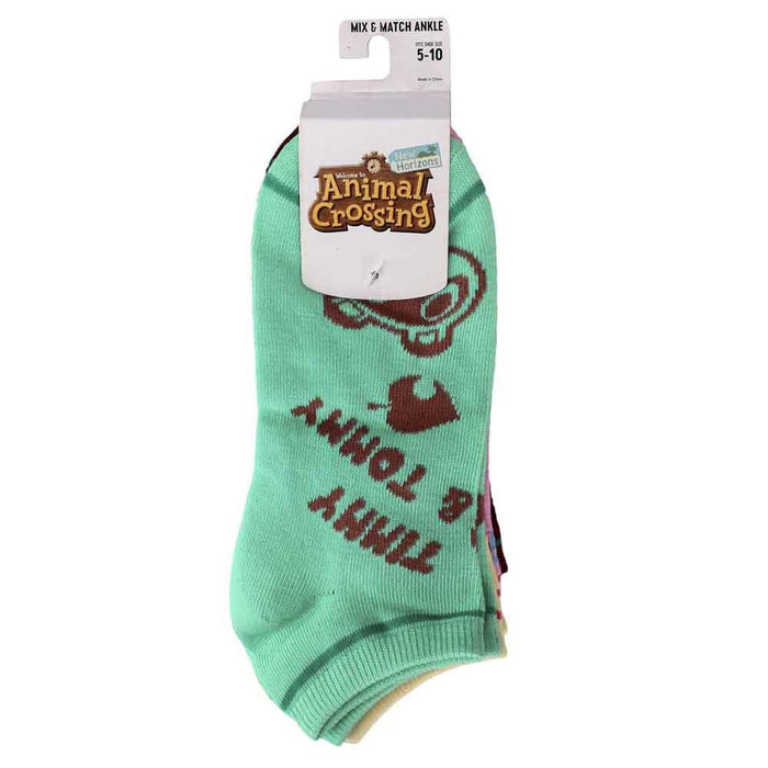 Animal Crossing: Icons - 5 Pair Ankle Socks - Just $9.99! Shop now at Retro Gaming of Denver