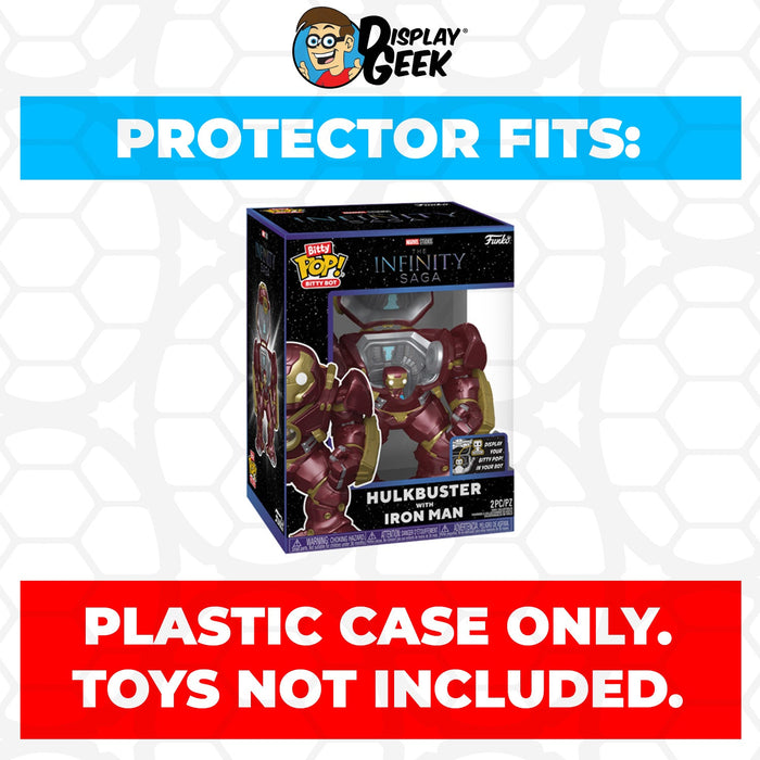 Pop Protector for Hulkbuster with Iron Man Funko Bitty Pop Bot - for just $13.99! 