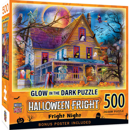 Glow in the Dark - Fright Night 500 Piece Jigsaw Puzzle - Just $14.99! Shop now at Retro Gaming of Denver