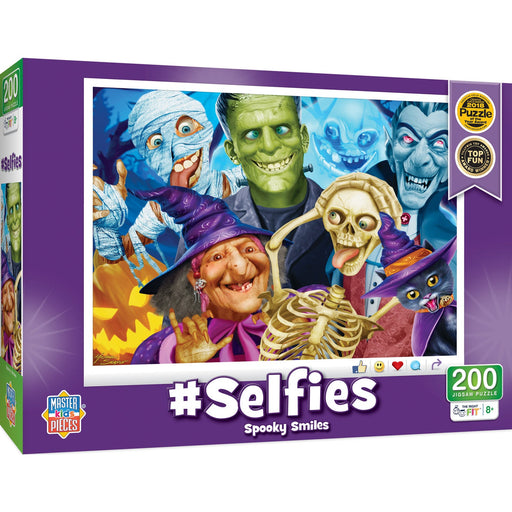 Selfies - Spooky Smiles 200 Piece Jigsaw Puzzle - Just $12.99! Shop now at Retro Gaming of Denver