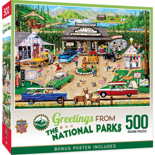 Greetings From The National Parks - 500 Piece Jigsaw Puzzle - for just $14.99! 