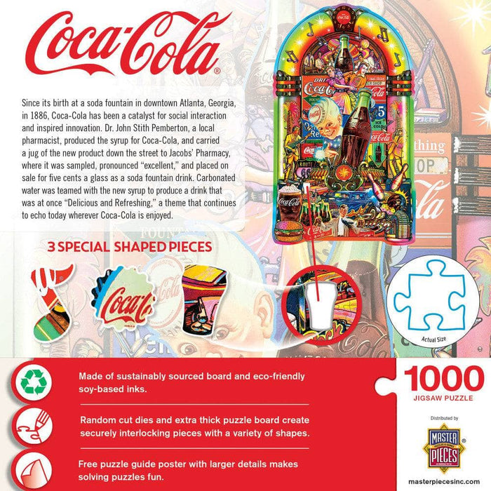 Coca-Cola Jukebox 1000 Piece Shaped Jigsaw Puzzle - for just $16.99! 