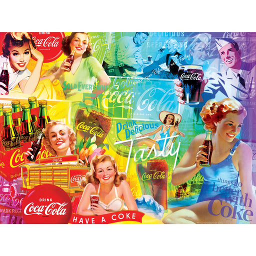 Coca-Cola - Rainbow 300 Piece EZ Grip Jigsaw Puzzle - Just $14.99! Shop now at Retro Gaming of Denver