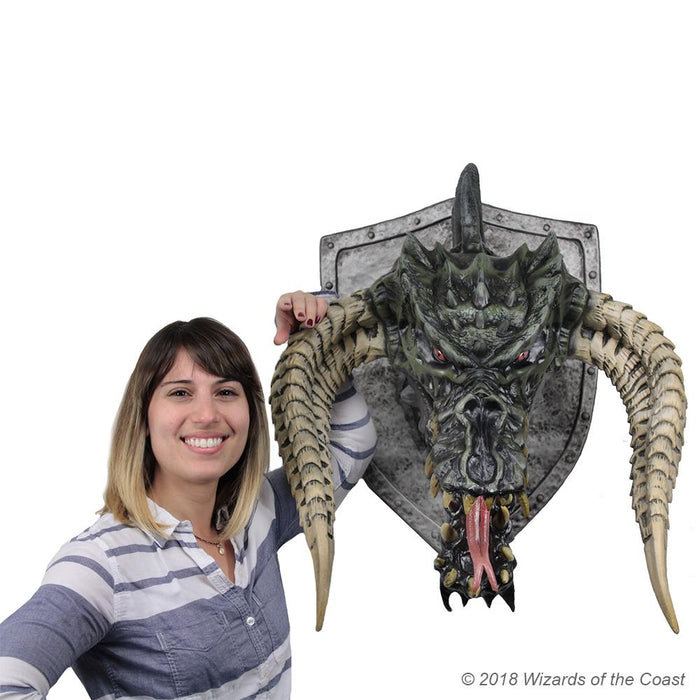 D&D Replicas of the Realms: Black Dragon Trophy Plaque - for just $600! 