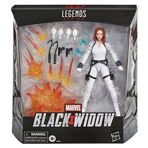 Black Widow Marvel Legends 6-Inch Deluxe White Costume Action Figure with Stand - for just $40.67! 