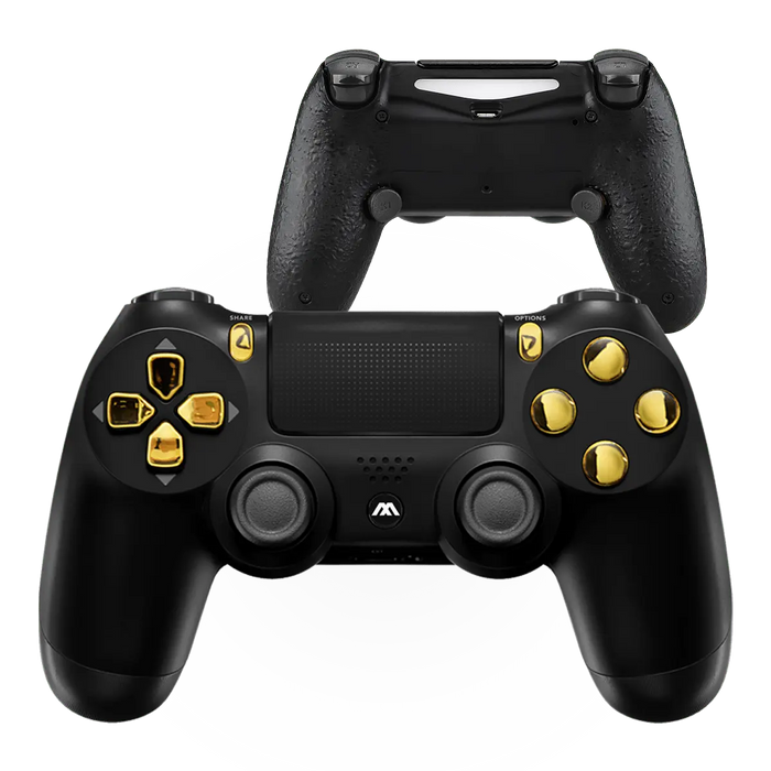 MODDEDZONE BLACK GOLD EXTREME PS4 SMART PRO MODDED CONTROLLER - for just $159.99! 