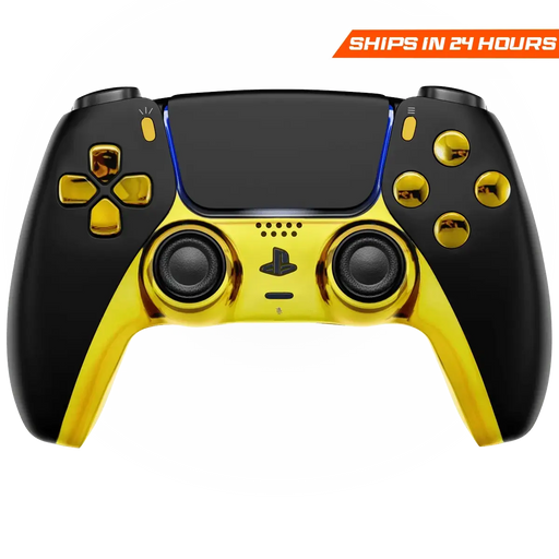MODDEDZONE BLACK GOLD PS5 CUSTOM MODDED CONTROLLER - for just $119.99! 