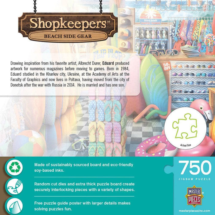 Shopkeepers - Beach Side Gear 750 Piece Jigsaw Puzzle - for just $9.99! 