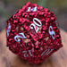 Blood Skull Hollow 50MM D20 - Just $39.99! Shop now at Retro Gaming of Denver