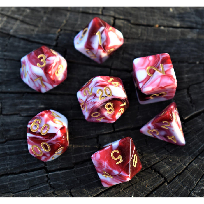 Bloody Waters Acrylic Dice Set - Just $9.99! Shop now at Retro Gaming of Denver