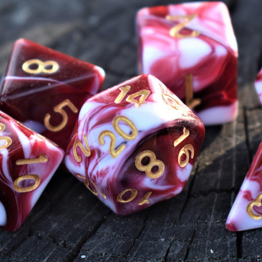 Bloody Waters Acrylic Dice Set - Just $9.99! Shop now at Retro Gaming of Denver