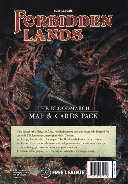 Forbidden Lands: The Bloodmarch Map & Cards Pack - for just $19.99! 