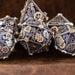 Weird West Wasteland Hollow Metal Dice Set - Blue and Silver - Just $59.99! Shop now at Retro Gaming of Denver