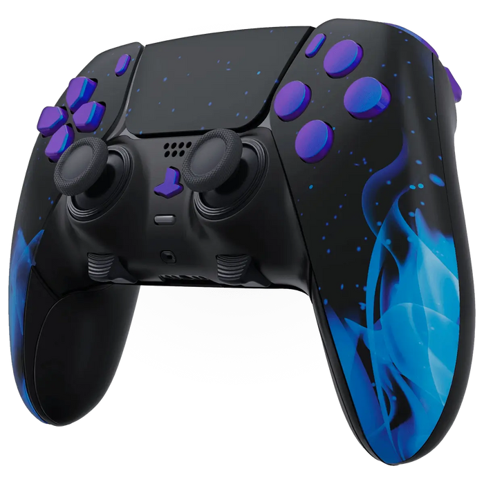 MODDEDZONE BLUE FIRE PS5 DualSense Edge Custom Modded Wireless Controller - for just $269.99! 