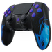 MODDEDZONE BLUE FIRE PS5 DualSense Edge Custom Modded Wireless Controller - for just $269.99! 