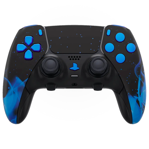 MODDEDZONE BLUE FIRE PS5 DualSense Edge Custom Modded Wireless Controller - for just $269.99! 