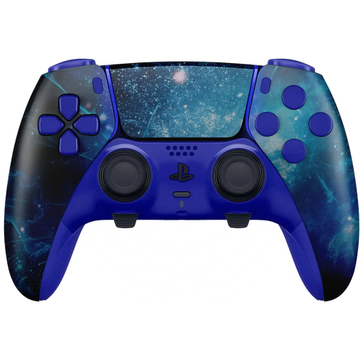 MODDEDZONE BLUE NEBULA PS5 DualSense Edge Custom Modded Wireless Controller - for just $269.99! 