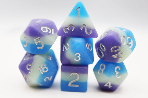 Blueberry Snow Cone RPG Dice Set - for just $12.99! 