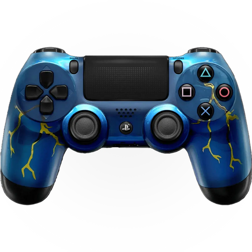 BLUE THUNDER PS4 CUSTOM MODDED CONTROLLER - for just $119.99! 