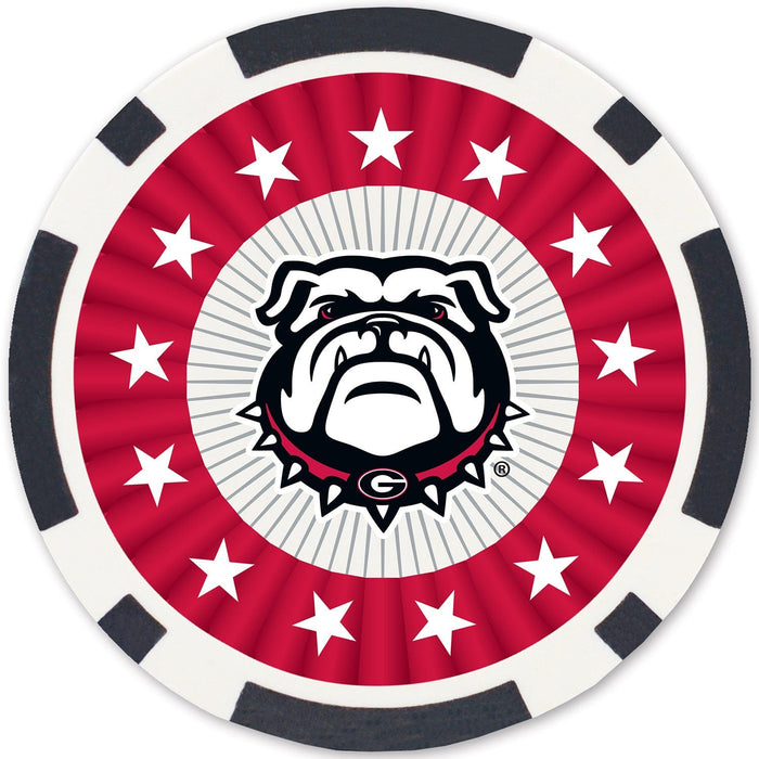 Georgia Bulldogs 100 Piece Poker Chips - for just $29.99! 