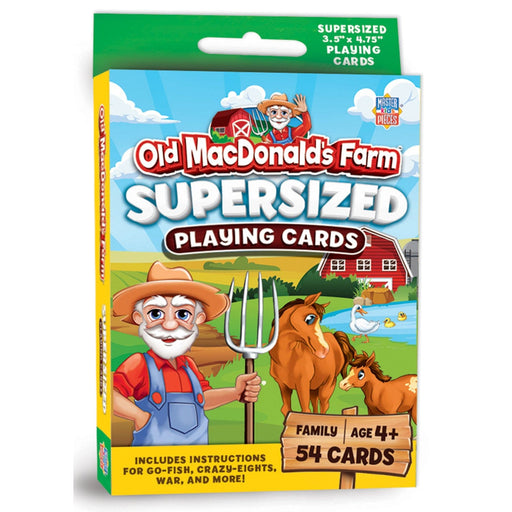 Old MacDonald's Farm Jumbo Playing Cards - for just $7.99! 