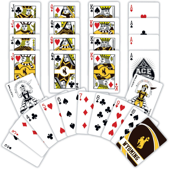 Wyoming Cowboys Playing Cards - 54 Card Deck - Just $6.99! Shop now at Retro Gaming of Denver