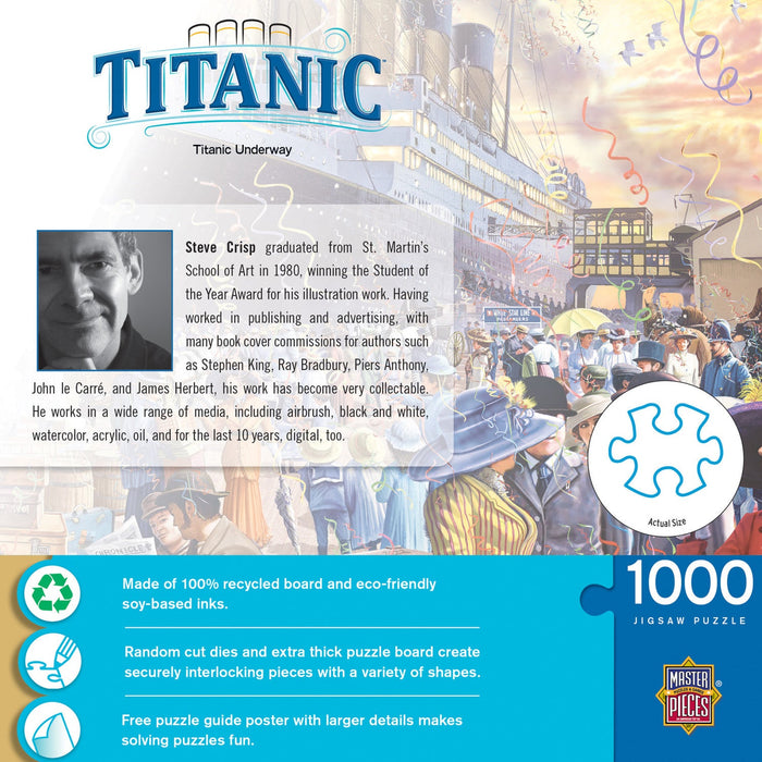 Titanic - Underway 1000 Piece Jigsaw Puzzle - Just $16.99! Shop now at Retro Gaming of Denver