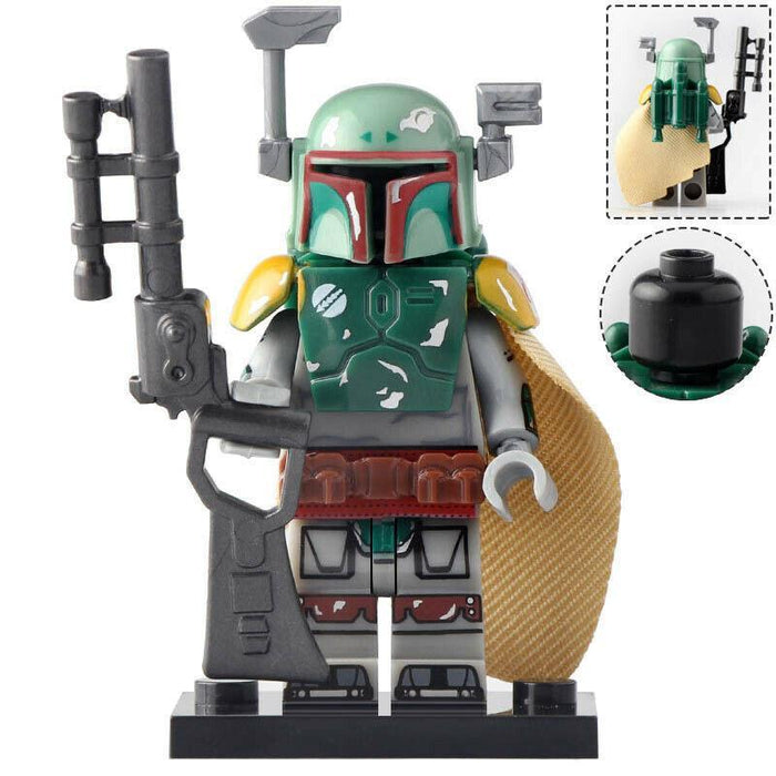Boba Fett Minifigures for Star Wars Fans (Lego-Compatible Minifigures) - Premium Lego Star Wars Minifigures - Just $3.50! Shop now at Retro Gaming of Denver