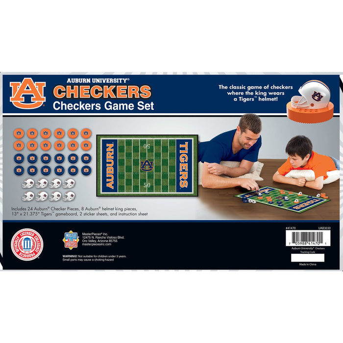 Auburn Tigers Checkers Board Game - Just $19.99! Shop now at Retro Gaming of Denver