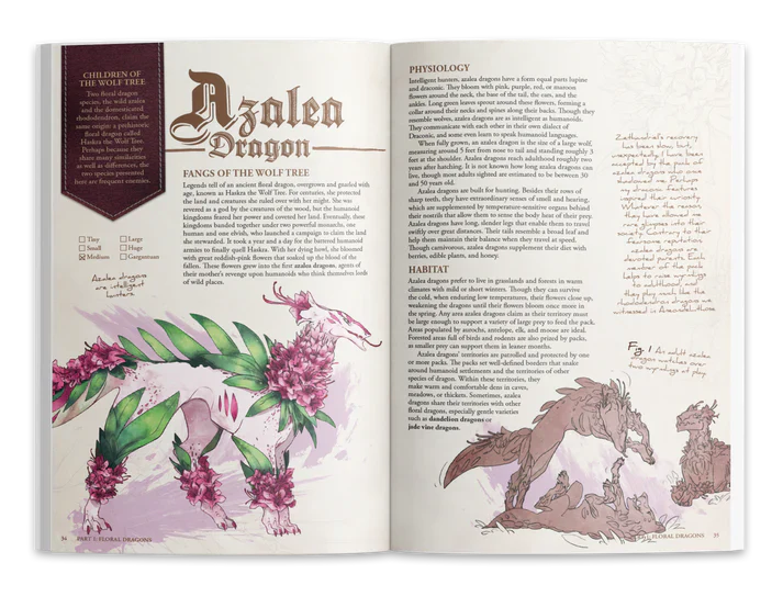 The Field Guide to Floral Dragons: Deluxe Edition (5e D&D) - for just $59.99! 