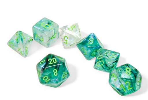Borealis Polyhedral Kelp/Light Green Luminary 7-Die Set - for just $11.99! 