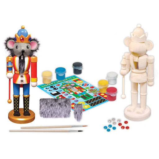 Holiday Craft Kit - Nutcracker Mouse King Wood Paint Kit - for just $16.99! 