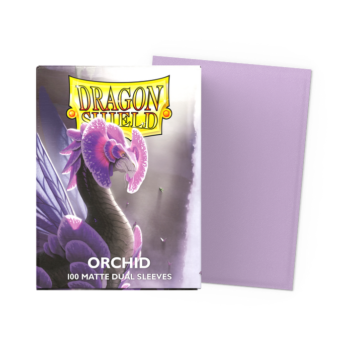 Dragon Shield: Standard 100ct Sleeves - Orchid (Dual Matte) - for just $14.99! 