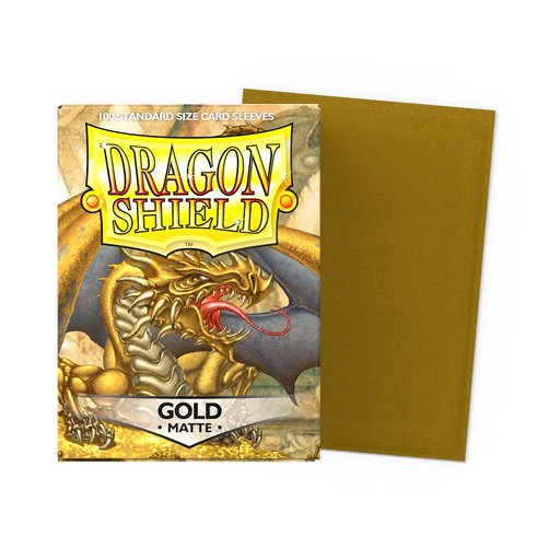 Gold - Matte Sleeves - Standard Size - Just $11.49! Shop at the Best Retro Game Store Retro Gaming of Denver