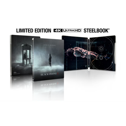 Black Phone 2 - Limited Edition Steelbook (4K Ultra HD + Blu-ray + Digital) - for just $41.99! 