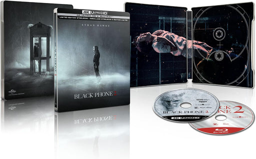 Black Phone 2 - Limited Edition Steelbook (4K Ultra HD + Blu-ray) - for just $30.99! 