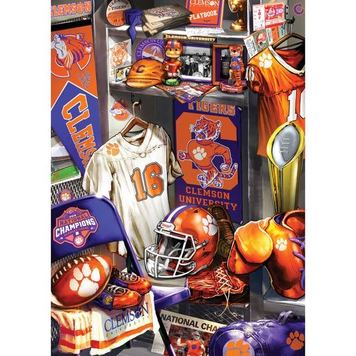 Clemson Tigers - Locker Room 500 Piece Jigsaw Puzzle - for just $16.99! 