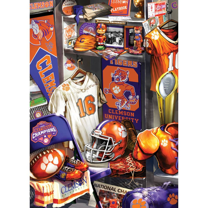 Clemson Tigers - Locker Room 500 Piece Jigsaw Puzzle - for just $16.99! 