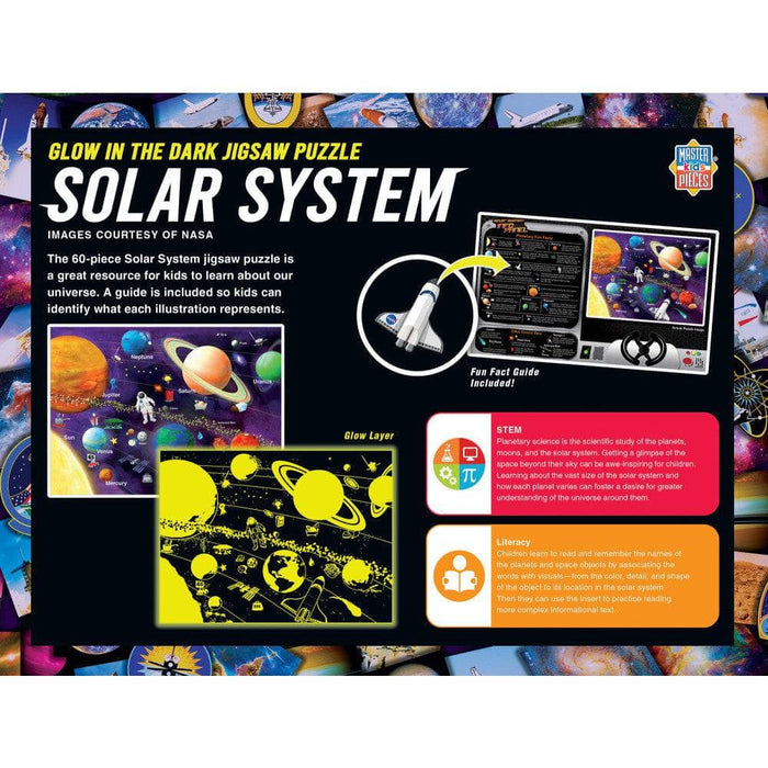 Glow in the Dark - Solar System 60 Piece Jigsaw Puzzle - for just $12.99! 