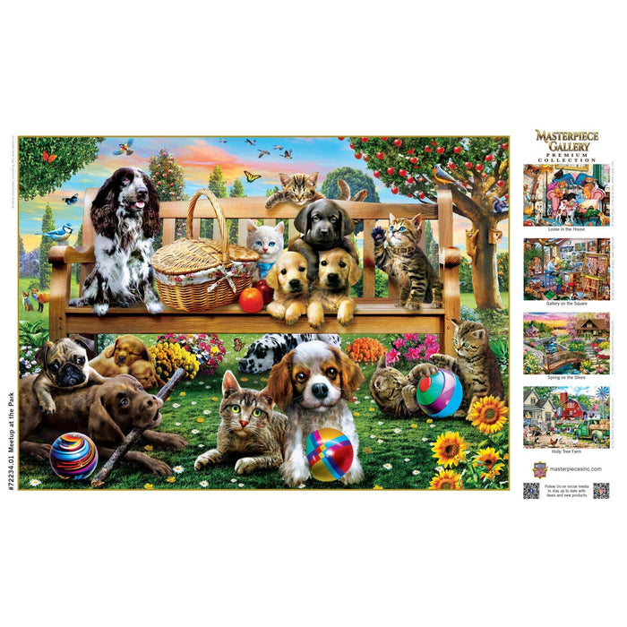 Masterpiece Gallery - Meetup at the Park 1000 Piece Jigsaw Puzzle - for just $9.99! 
