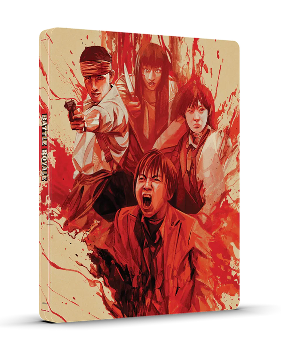 Battle Royale - 25th Anniversary Limited Edition Steelbook (4K Ultra HD + Blu-ray + Digital) - for just $46.99! 
