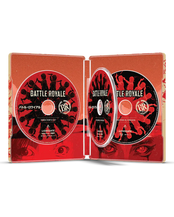 Battle Royale - 25th Anniversary Limited Edition Steelbook (4K Ultra HD + Blu-ray + Digital) - for just $46.99! 