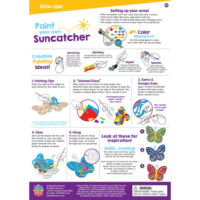 Suncatcher Wood Craft & Paint Kit - for just $19.99! 