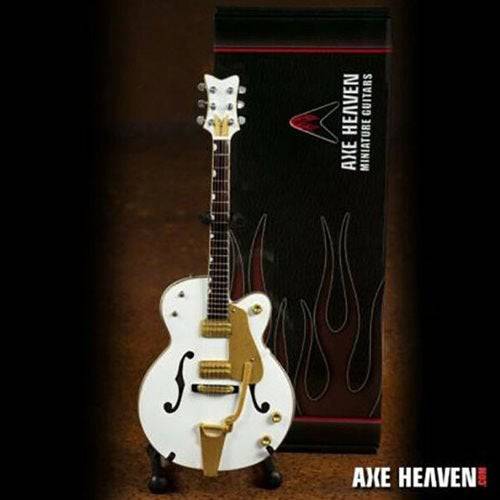 Brian Setzer White Hollow Body Miniature Guitar Replica - for just $34.99! 