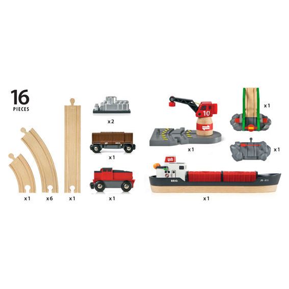 Brio Cargo Harbor Set - Just $71.99! Shop now at Retro Gaming of Denver