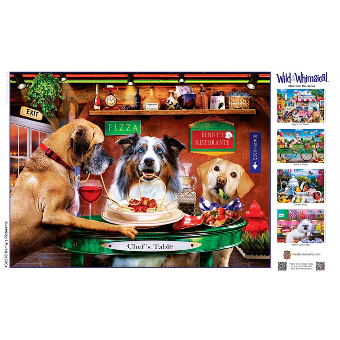 Wild & Whimsical - Benny's Ristorante 300 Piece EZ Grip Jigsaw Puzzle - for just $14.99! 