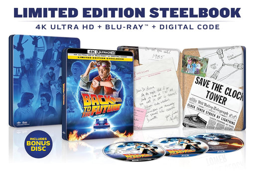 Back to the Future - Limited Edition 40th Anniversary Complete Steelbook Collection (4K Ultra HD + Blu-ray + Digital) - for just $169.99! 