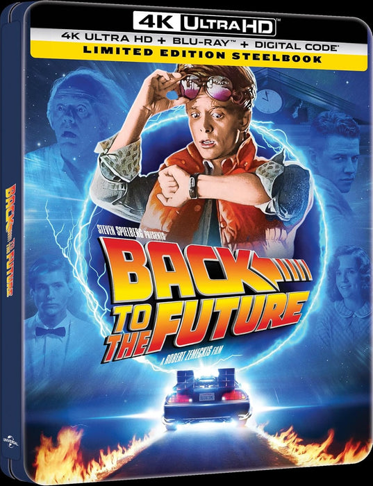 Back to the Future - Limited Edition 40th Anniversary Steelbook (4K Ultra HD + Blu-ray + Digital) - for just $39.99! 