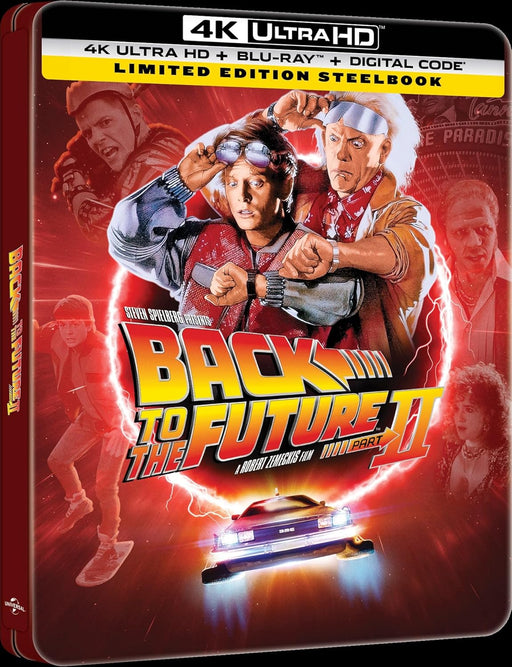 Back to the Future Part II - Limited Edition 40th Anniversary Steelbook (4K Ultra HD + Blu-ray + Digital) - for just $29.99! 